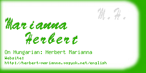 marianna herbert business card
